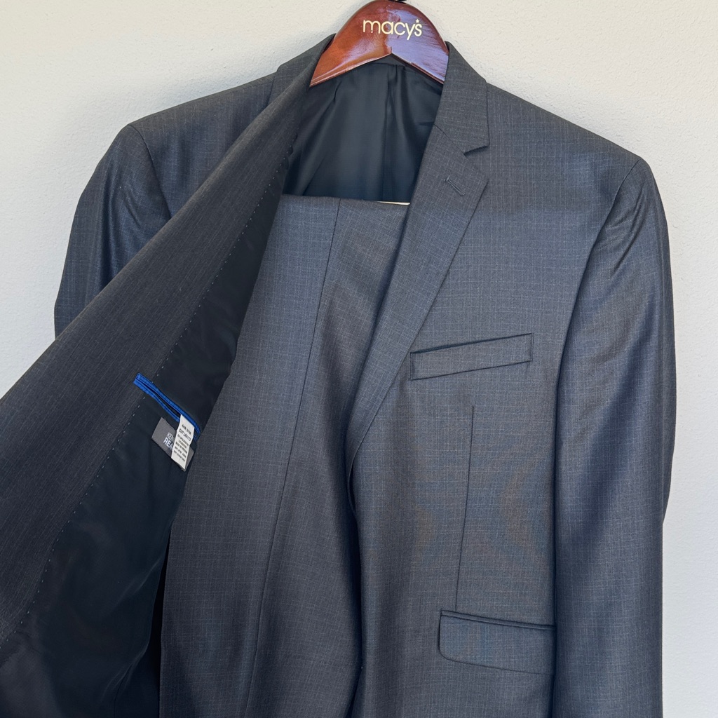 Kenneth Cole Reaction Charcoal Suit